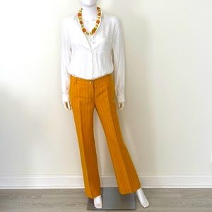 MICHAEL Michael Kors Yellow Linen Pants Like New